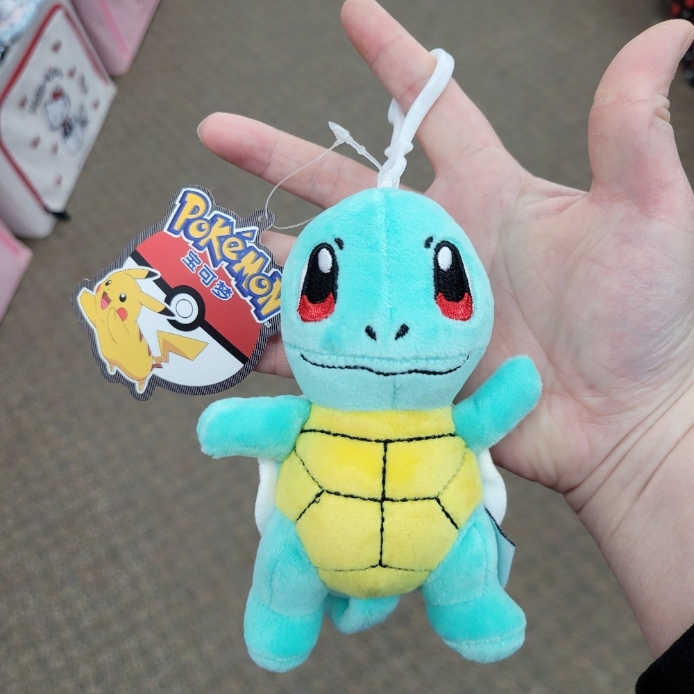 Brand New Pokemon Squirtle Plush Keychain